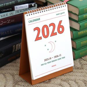 2026 루나 레트로 음력 탁상 달력 24절기 양면 12지신