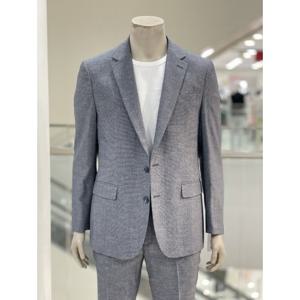 [바쏘옴므]WSZ2JK76 블루그레이 여름 정장 울 혼방 캐주얼 자켓_