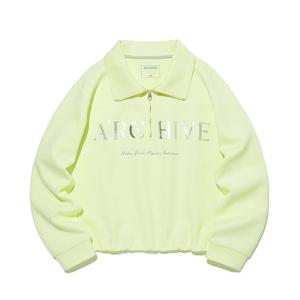 [인터크루]우먼스 호일 전사 반집업 레몬 ITY1TT53ALM_CC