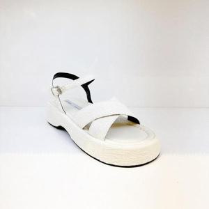 [오브엠]  F21SD049C_여성 통굽 원단 샌들 3종