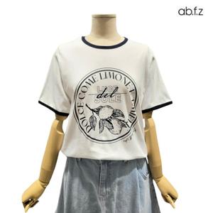 [에이비에프지]프린팅 반팔 면 티셔츠 APZ5ZK37G