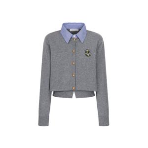 예시카 비스코스 레이어링 셔츠 자수 가디건 YJ8KC023