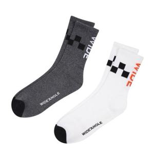 [와이드앵글]    WMU23S04   WG 남성 체커 크루삭스