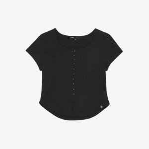 시티브리즈 스퀘어넥 반팔 티셔츠 BB CTG2TS09 BK