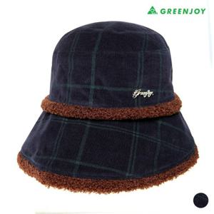 [그린조이]여성 골지 프린트 벙거지  GF24WA27W4