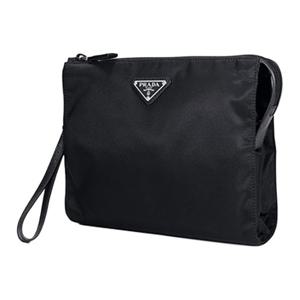 프라다 여성 리나일론 사피아노 스트랩 클러치백(블랙) 2NE789 2DMH F0002