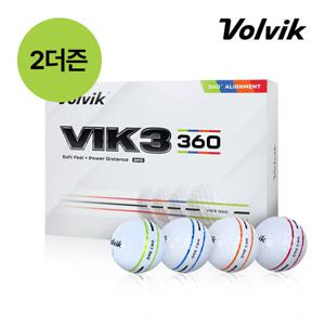 [볼빅](2더즌 24구) 볼빅 25년 신상품 VIK3 빅3 360 골프공 3피