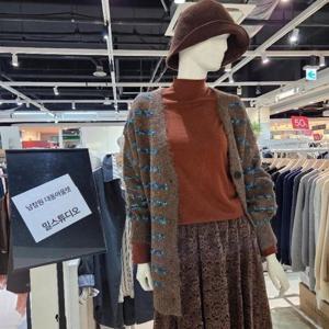 밀스튜디오 DP02 단가라 포인트 롱 가다건 LRACDS101