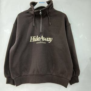 [에꼴리에][모다부평]반집업 스트링 카라 맨투맨티/25D5453BR_BP