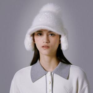 캘러웨이골프모자 CQK CWAC23W617_IV 여성 니트 귀달이 폭스퍼캡