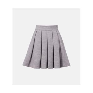 발망 플리츠 울 코튼 블렌드 미니스커트 P01092823
