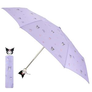 쿠로미 리본 입체핸들 3단 55 완전자동우산 우산 유아우산 아기우산 아동우산 어린이우산 초등학생우산 캐릭터우산 자동우산 3단자동우산 3단우산