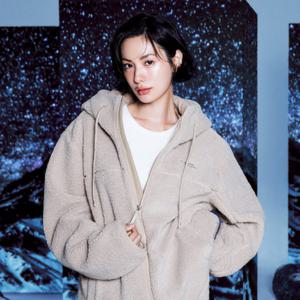 내셔널지오그래픽 [나나 착용] N254UFJ950 코토니 후디 플리스 자켓 MOURNING BEIGE