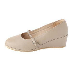 [엘칸토]경량 쿠션 경량 웨지 여성 펌프스 2XWD39XE_GN