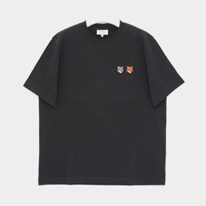 메종키츠네 더블 헤드폭스 반팔 남성티 OM011CFKJ0118 P190