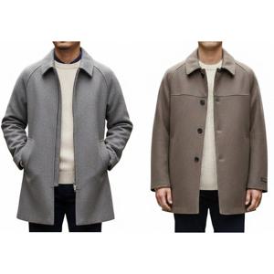 [지이크]F/W시즌 순모 하프 발마칸 코트 2종 PJH1000