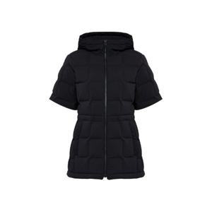 아이더패딩 BQJ DWW25516Z1 BASIC (베이직) 여성 튜브 반팔 미들 다운 자켓 (Black)