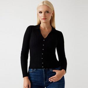 [게스(진)]여성 브이넥 카라 긴팔 스웨터(YP4S1612)