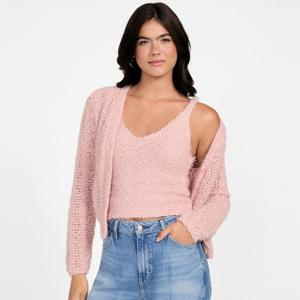 [게스(진)]여성 부클사 나시 스웨터(YP4S1616)