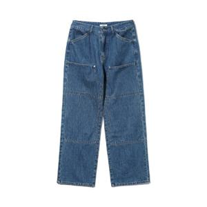 [유씨엘에이]유니 레트로 프레피 더블니 데님 팬츠(UB8DP21)