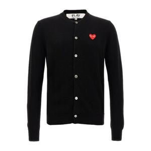 꼼데가르송 로고 패치 버튼 가디건 AXN007 1