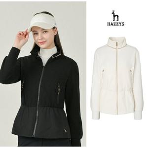 [헤지스골프] 헤지스여성 플리스 하이브리드 중힙 점퍼 평상겸용 골프점퍼 HWJU5D715