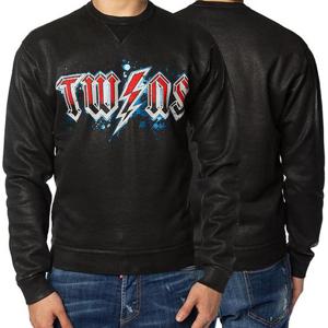 나니럭스 디스퀘어드2 트윈스 블랙 코팅 맨투맨 S74GU0091