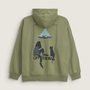 [반스][아티스트 컬렉션] VANS X HANAI GFX 후디 그린 VN000TRJZBF