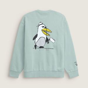 [반스][아티스트 컬렉션] VANS X RIROO GFX 크루 그레이 맨투맨 VN000TRREMW