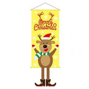 크리스마스파티 배너 크리스마스현수막족자봉루돌프 장식 파티 데코