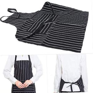 줄무늬 주방용 앞치마