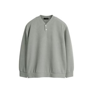 [해리슨][해리슨] 헨리넥 단추 니트 맨투맨 SMEF1193