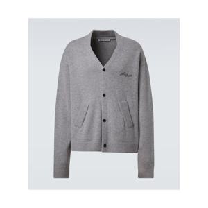 아크네 로고 울 야크 카디건 P01139580