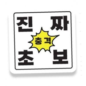 자동차 초보운전 자석 스티커