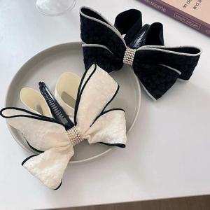 플라워 리본 바나나클립핀 USH-054