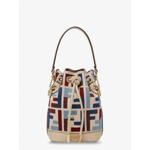 [FENDI] 라프리마 여성 크로스바디 백 Mon Tresor 위드 멀티컬러 FF 자수 8BS109 AYDFF1HL2 MLCBEIGAMIDOOS /12