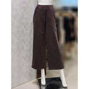 [벨라디터치]MARIOV3F4SL38 기모 와이드 면스판 바지