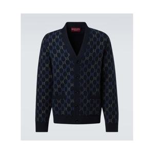 구찌 GG 울 캐시미어 자카드 카디건 P01124221