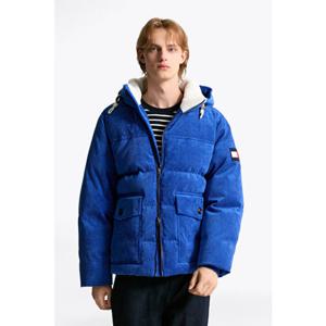 [타미힐피거종합관] 남성 코듀로이 후디 다운 (T12F9QOT020MT1 D03)