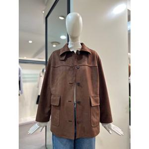 [CC콜렉트] 스탠카라 인조 스웨이드 자켓 (C253PSF153)