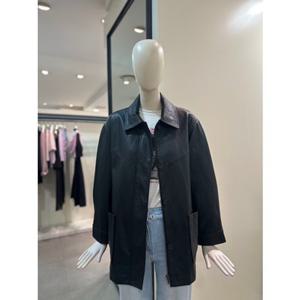 [CC콜렉트] 페이크 레더 벨티드 자켓 (C253PSF151)