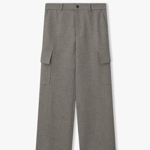 남성 25FW 다크베이지 와이드핏 카고 팬츠 LLF23644