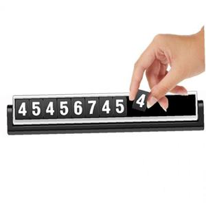 자동차 전화번호판 차량 듀얼 주차 번호판 차 핸드폰번호 판 차량용 전화번호 연락처 알림판