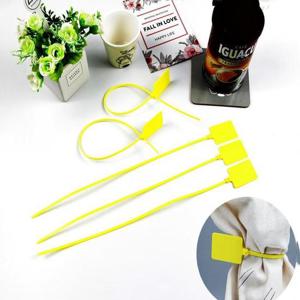 케이블 긴 타이 작성 네임택 100P 롱 이름표 메모