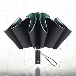 Coms 3단 자동우산 거꾸로 접히는 우산 LED