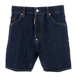 디스퀘어드2 데님 버튼 클로저 스트레이트 컷 쇼츠 S74MU0936 S