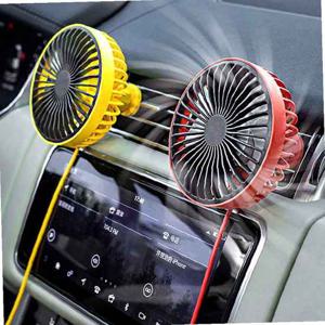 차량용 LED 써큘레이터 선풍기 에어컨 송풍구형