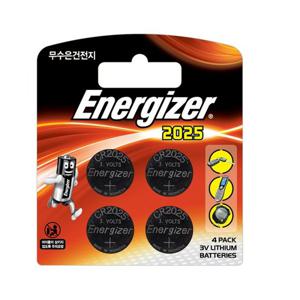 에너자이저 코인CR2025-4입(무수은)