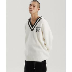 [라이프워크] 와펜 브이넥 니트_LW214KT421