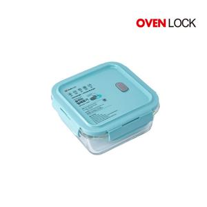 오븐락 내열유리 전자레인지 오븐 밀폐용기 정사각 570ml